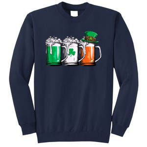 Irish Beer Ireland Flag St Patricks Day Tall Sweatshirt