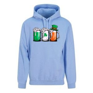 Irish Beer Ireland Flag St Patricks Day Unisex Surf Hoodie