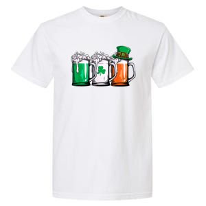 Irish Beer Ireland Flag St Patricks Day Garment-Dyed Heavyweight T-Shirt