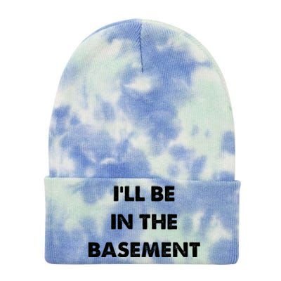 ILl Be In The Basement Tie Dye 12in Knit Beanie