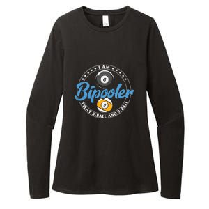 I'm Bipooler I Play 8 Ball And 9 Ball Billiards Dad Gift For Father’s Day Womens CVC Long Sleeve Shirt