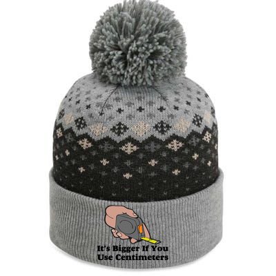 It's Bigger If You Use Centimeters The Baniff Cuffed Pom Beanie