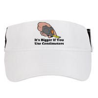 It's Bigger If You Use Centimeters Adult Drive Performance Visor