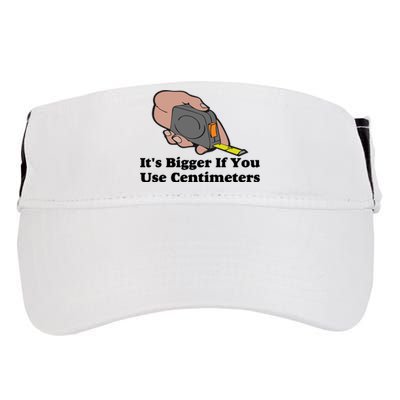 It's Bigger If You Use Centimeters Adult Drive Performance Visor