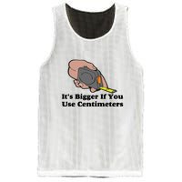 It's Bigger If You Use Centimeters Mesh Reversible Basketball Jersey Tank