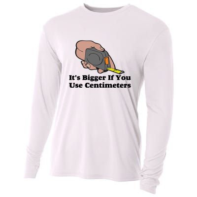 It's Bigger If You Use Centimeters Cooling Performance Long Sleeve Crew