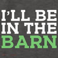 Ill Be In The Barn Funny Dad Jokes Fathers Day Men Vector Backpack