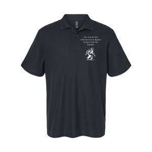 I Believe In You I Also Believe In Bigfoot Softstyle Adult Sport Polo