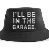 ILl Be In The Garage Mechanic Woodwork Workshop Sustainable Bucket Hat