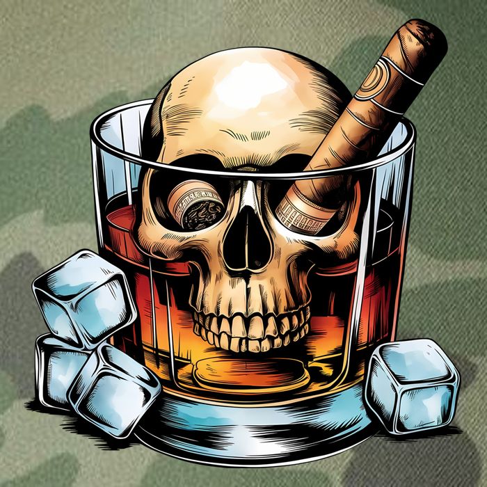 I’Ll Be In The Backyard Bourbon Whiskey Stogie Bourbon Lovers Sarcastic Legacy Tie Dye Trucker Hat