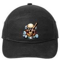 I’Ll Be In The Backyard Bourbon Whiskey Stogie Bourbon Lovers Sarcastic 7-Panel Snapback Hat