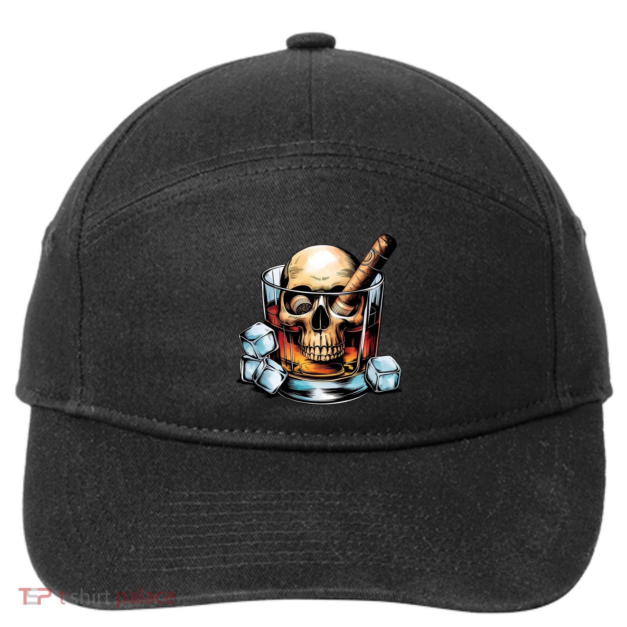 I’Ll Be In The Backyard Bourbon Whiskey Stogie Bourbon Lovers Sarcastic 7-Panel Snapback Hat