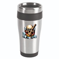 I’Ll Be In The Backyard Bourbon Whiskey Stogie Bourbon Lovers Sarcastic 16oz Travel Tumbler