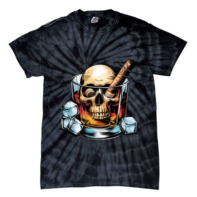 I’Ll Be In The Backyard Bourbon Whiskey Stogie Bourbon Lovers Sarcastic Tie-Dye T-Shirt