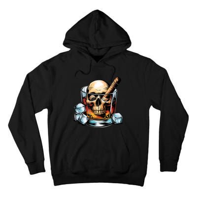 I’Ll Be In The Backyard Bourbon Whiskey Stogie Bourbon Lovers Sarcastic Tall Hoodie