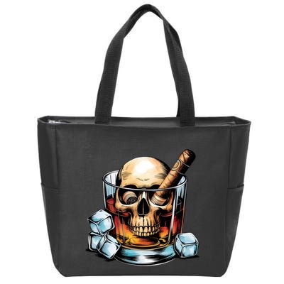 I’Ll Be In The Backyard Bourbon Whiskey Stogie Bourbon Lovers Sarcastic Zip Tote Bag