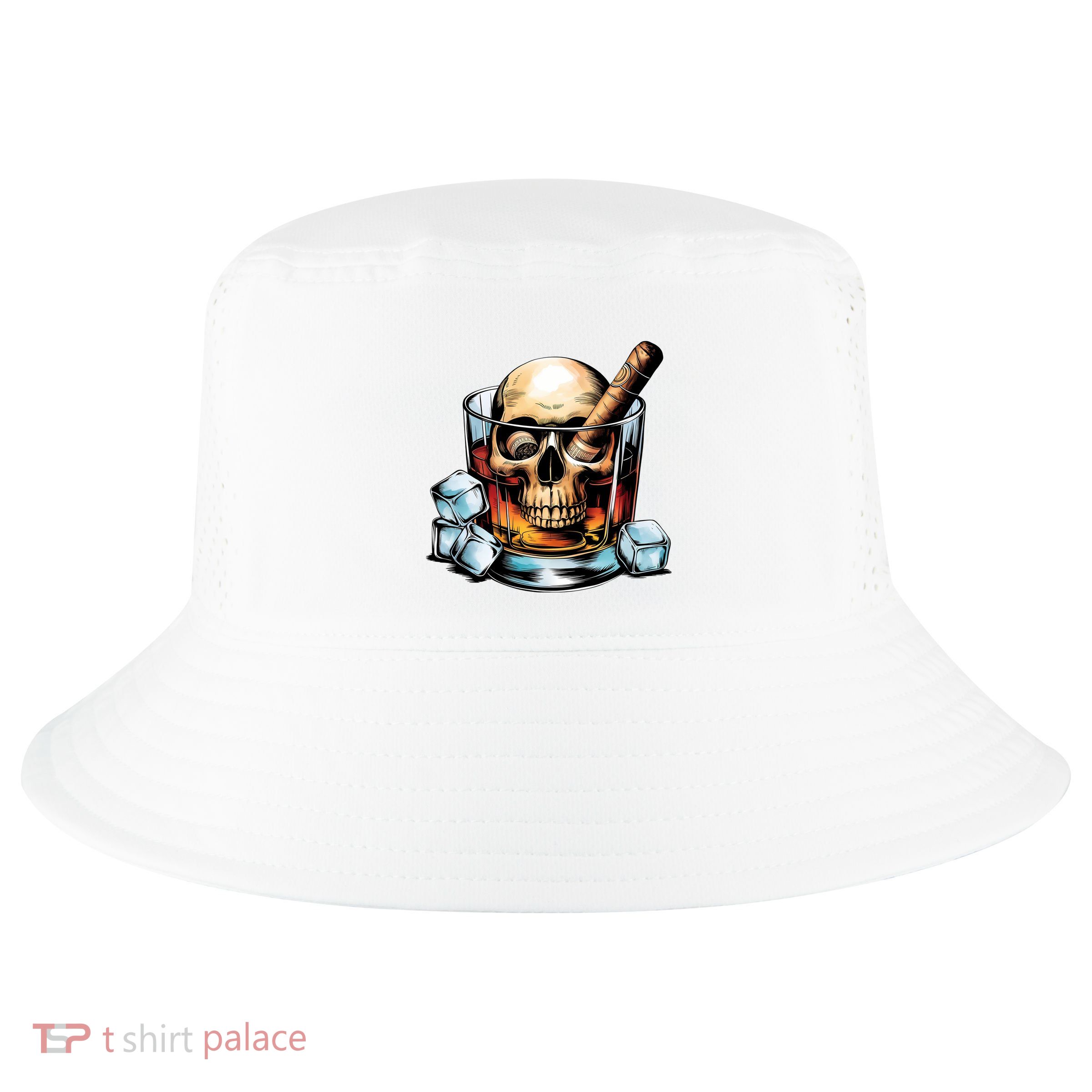 I’Ll Be In The Backyard Bourbon Whiskey Stogie Bourbon Lovers Sarcastic Cool Comfort Performance Bucket Hat