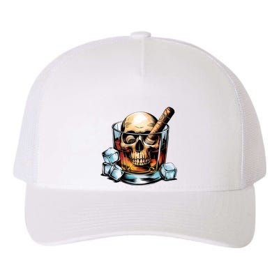 I’Ll Be In The Backyard Bourbon Whiskey Stogie Bourbon Lovers Sarcastic Yupoong Adult 5-Panel Trucker Hat
