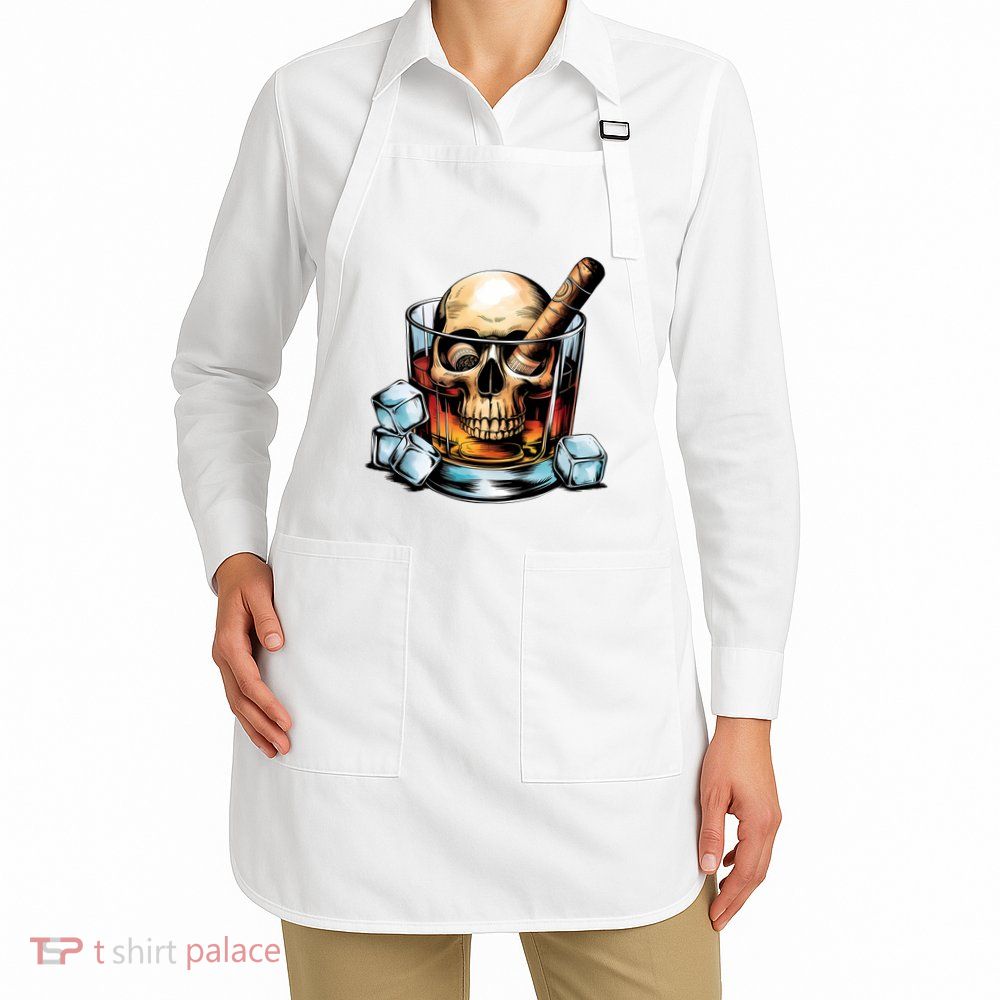 I’Ll Be In The Backyard Bourbon Whiskey Stogie Bourbon Lovers Sarcastic Apron