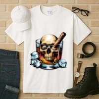I’Ll Be In The Backyard Bourbon Whiskey Stogie Bourbon Lovers Sarcastic Tall T-Shirt