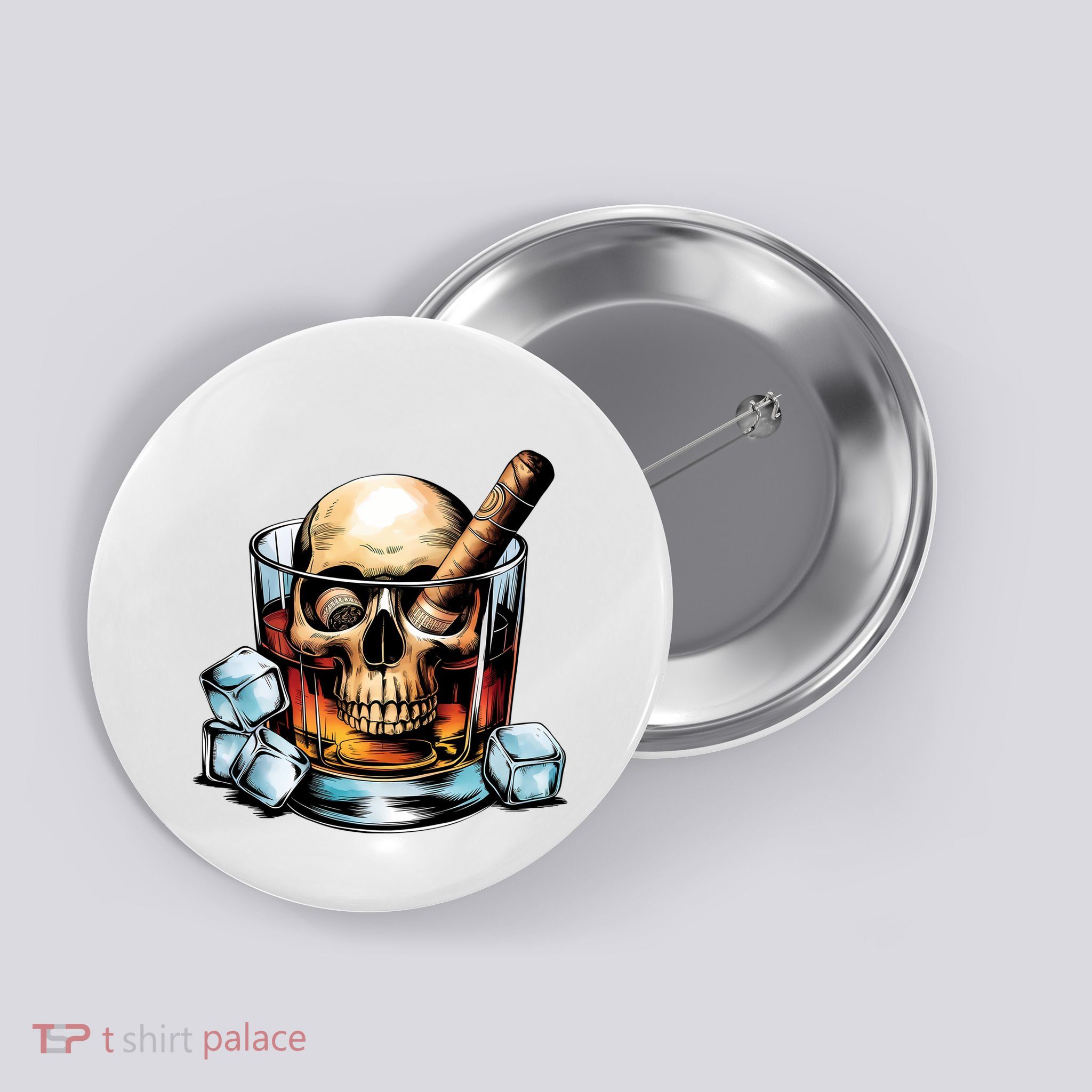 I’Ll Be In The Backyard Bourbon Whiskey Stogie Bourbon Lovers Sarcastic Button