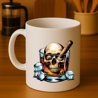 I’Ll Be In The Backyard Bourbon Whiskey Stogie Bourbon Lovers Sarcastic Mug