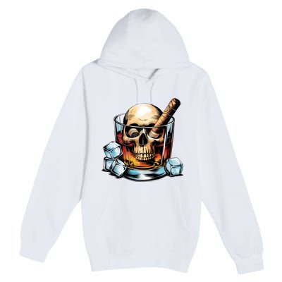 I’Ll Be In The Backyard Bourbon Whiskey Stogie Bourbon Lovers Sarcastic Premium Pullover Hoodie