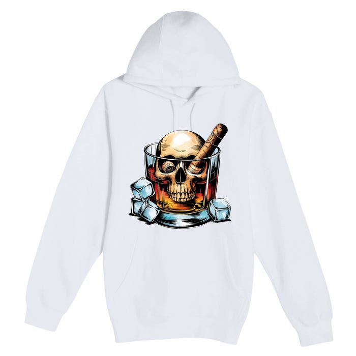 I’Ll Be In The Backyard Bourbon Whiskey Stogie Bourbon Lovers Sarcastic Premium Pullover Hoodie