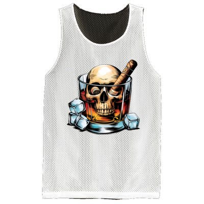 I’Ll Be In The Backyard Bourbon Whiskey Stogie Bourbon Lovers Sarcastic Mesh Reversible Basketball Jersey Tank