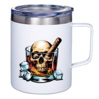 I’Ll Be In The Backyard Bourbon Whiskey Stogie Bourbon Lovers Sarcastic 12oz Stainless Steel Coffee Mug
