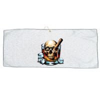 I’Ll Be In The Backyard Bourbon Whiskey Stogie Bourbon Lovers Sarcastic Large Microfiber Waffle Golf Towel