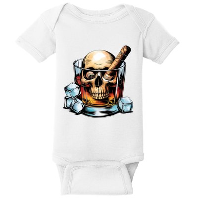 I’Ll Be In The Backyard Bourbon Whiskey Stogie Bourbon Lovers Sarcastic Baby Bodysuit