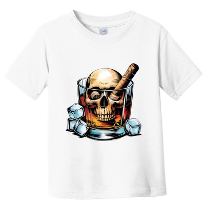 I’Ll Be In The Backyard Bourbon Whiskey Stogie Bourbon Lovers Sarcastic Toddler T-Shirt