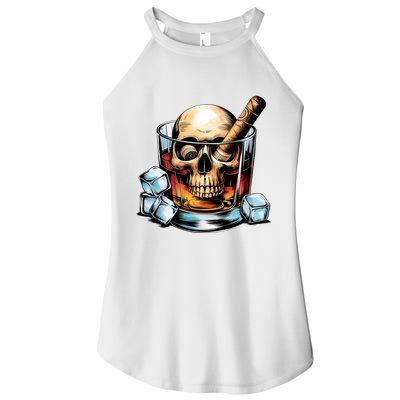 I’Ll Be In The Backyard Bourbon Whiskey Stogie Bourbon Lovers Sarcastic Women's Perfect Tri Rocker Tank