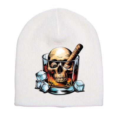 I’Ll Be In The Backyard Bourbon Whiskey Stogie Bourbon Lovers Sarcastic Short Acrylic Beanie