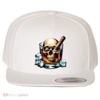 I’Ll Be In The Backyard Bourbon Whiskey Stogie Bourbon Lovers Sarcastic Wool Snapback Cap