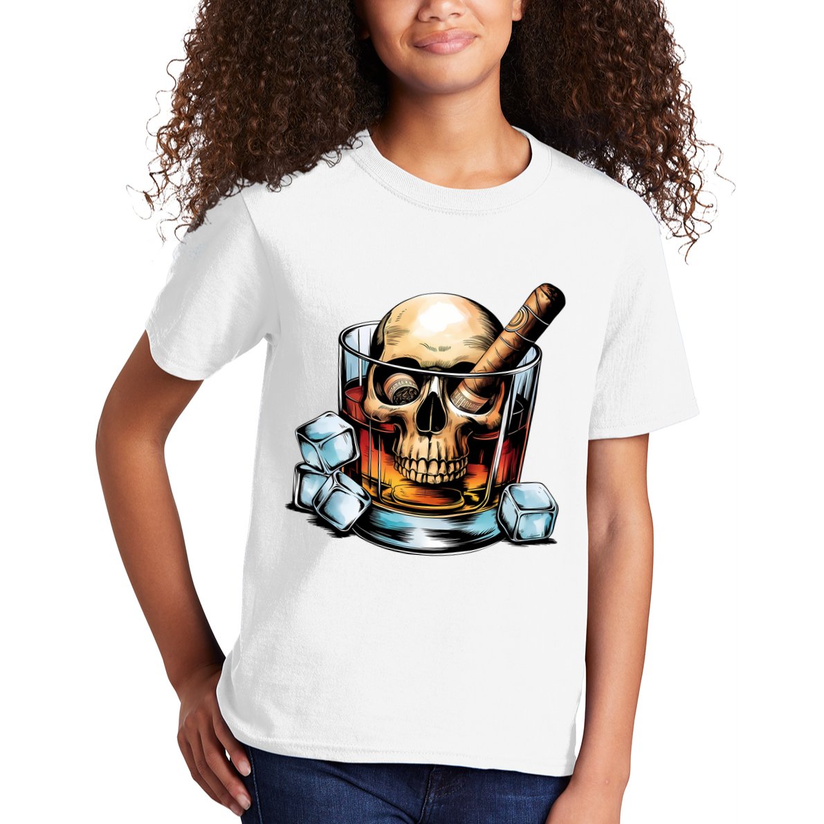 I’Ll Be In The Backyard Bourbon Whiskey Stogie Bourbon Lovers Sarcastic Kids T-Shirt
