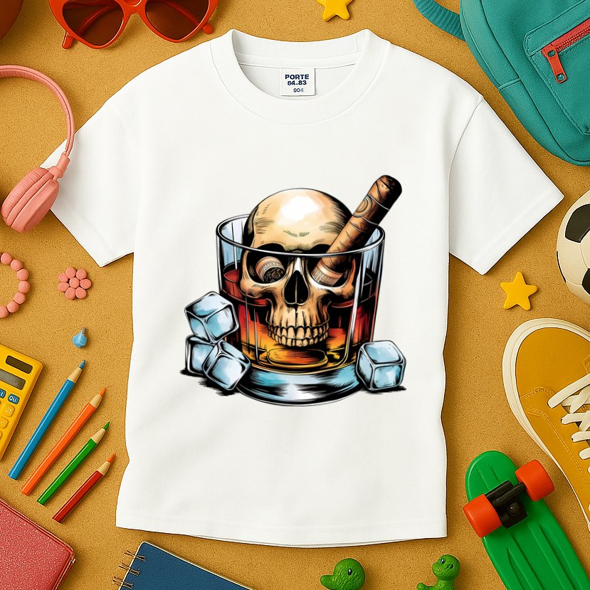 I’Ll Be In The Backyard Bourbon Whiskey Stogie Bourbon Lovers Sarcastic Kids T-Shirt