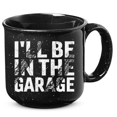 ILl Be In The Garage Dad Car Mechanic Garage Fathers Day 15oz Campfire Ceramic Mug