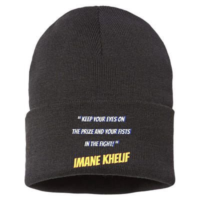 Imane Boxer Sustainable Knit Beanie