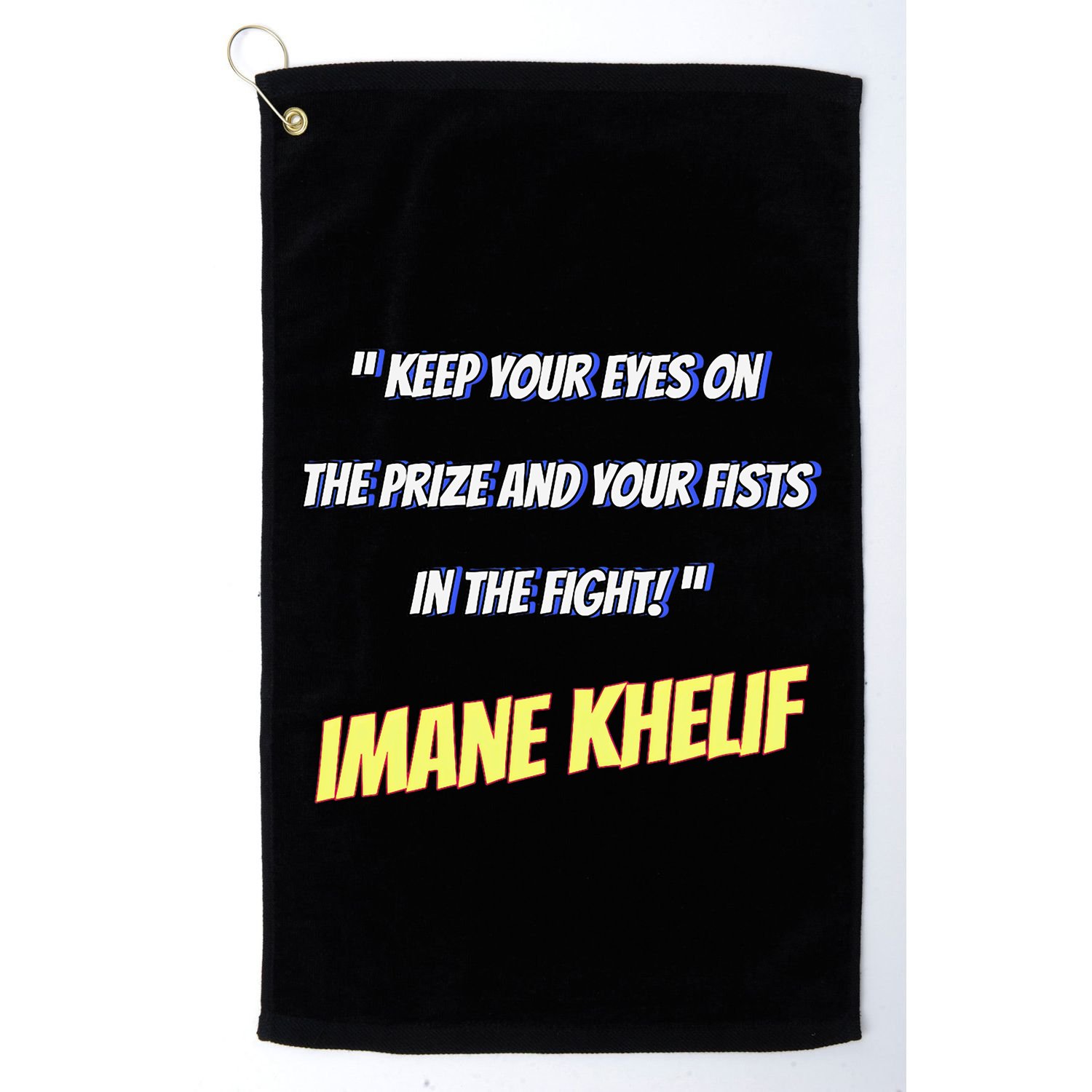 Imane Boxer Golf Towel