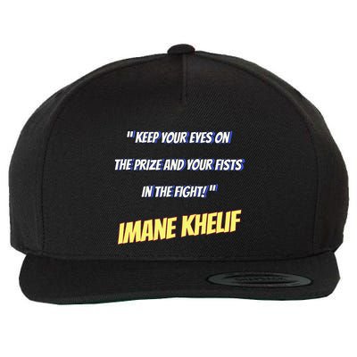Imane Boxer Wool Snapback Cap