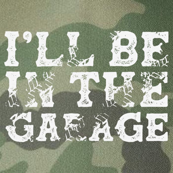 ILl Be In The Garage Auto Mechanic Project Car Builder Legacy Tie Dye Trucker Hat