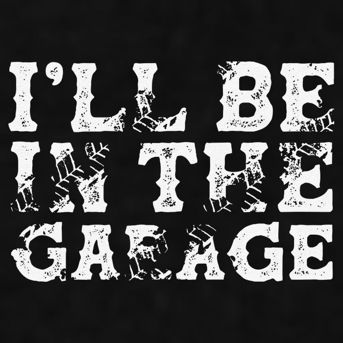 ILl Be In The Garage Auto Mechanic Project Car Builder Ladies PosiCharge Tri-Blend Wicking Tank
