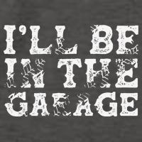 ILl Be In The Garage Auto Mechanic Project Car Builder Vector Backpack