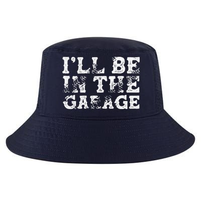 ILl Be In The Garage Auto Mechanic Project Car Builder Cool Comfort Performance Bucket Hat