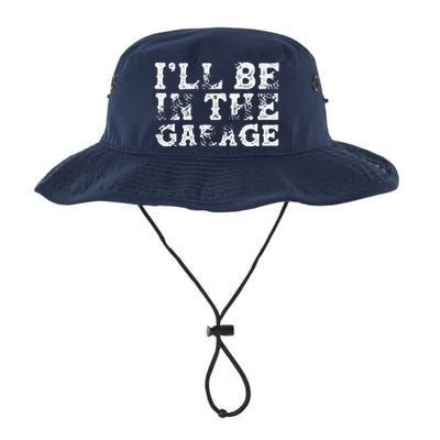 ILl Be In The Garage Auto Mechanic Project Car Builder Legacy Cool Fit Booney Bucket Hat