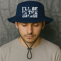 ILl Be In The Garage Auto Mechanic Project Car Builder Bucket Hat