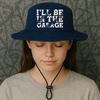 ILl Be In The Garage Auto Mechanic Project Car Builder Bucket Hat