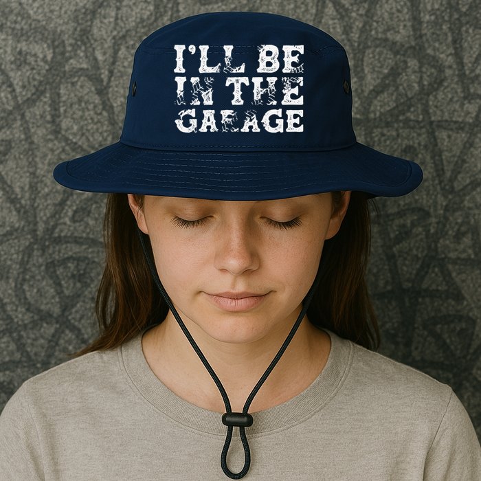 ILl Be In The Garage Auto Mechanic Project Car Builder Bucket Hat